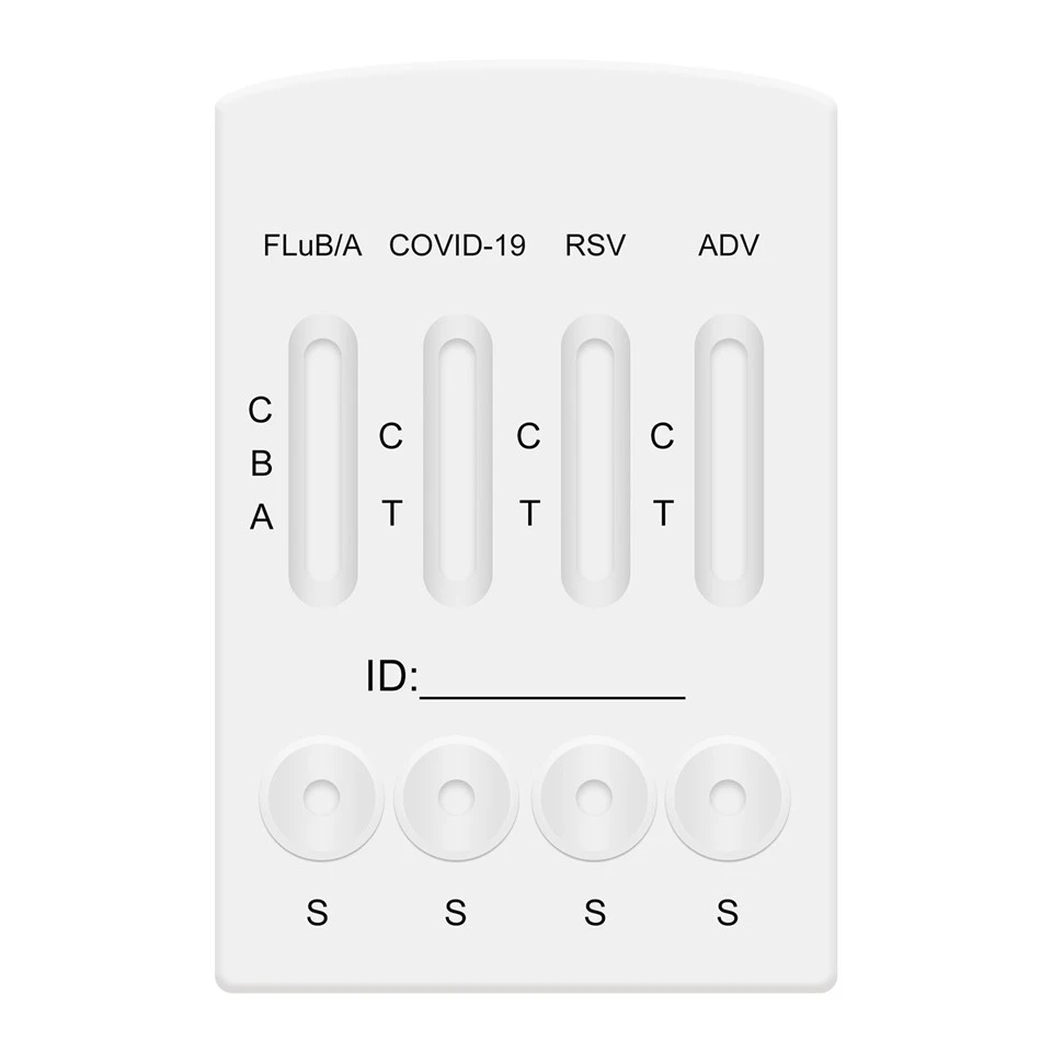 Kombinovaný rýchly test COVID-19/FLU/RSV/ADVAantigen (výter)